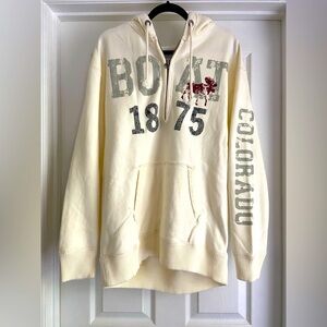 Boat Men's Zip-Up Sweater in Cream